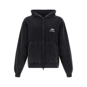 발렌시아가 로고 자수 집업 재킷 850425TTVH7 1041 TP949157023