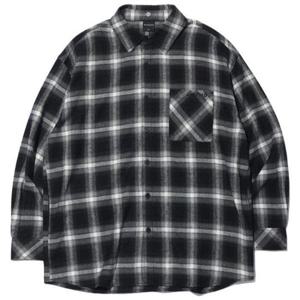 리트머스 HC12 플란넬  긴팔 체크 후드 셔츠 LP3YU689-076