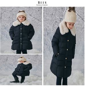 [빈]BZ64JP02NV 네이비 라인 롱다운 점퍼