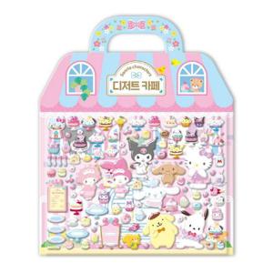 피티엘 산리오캐릭터즈 입체가방 스티커 디저트카페