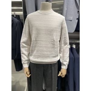 [지오지아] 25 F W 셔닐 기본 라운드 새미오버핏 니트 4종 택1 ADF4ER1801