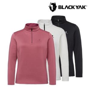 여성 겨울 폴라텍 파워드라이 기모 집업 긴팔티 기모 등산티셔츠 1BYZTWU506 GD