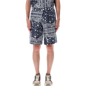 펜디 코랄 모티프 실크 쇼츠 FB1014AUVQ F0U6K