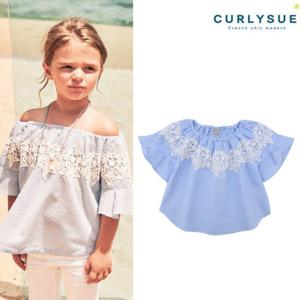 [CURLYSUE][컬리수] 리플깅엄체크 블라우스