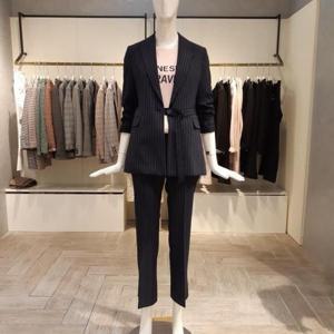 [ab.f.z][대구백화점SG] AOU2GJA5D_세로패턴벨트라인자켓