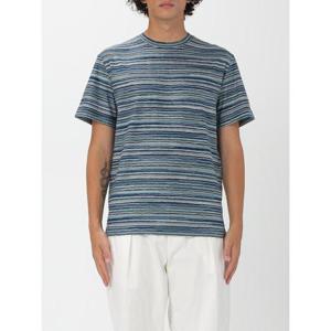 미소니 반팔 티셔츠 US25WL04BJ00OK S72LU Blue