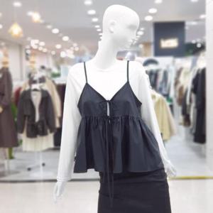 abfz sh06 소프트 가죽 뷔스티에 조끼 SLBHA1B33A