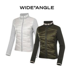 [와이드앵글]CO 우븐 믹스 하이브리드 사선 퀼팅 다운 L WWW23513