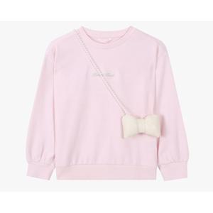 로엠걸즈리본 가방 스웻티셔츠 RGMA25W4C