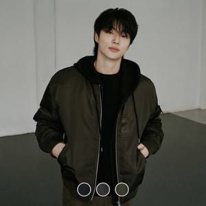 [지오다노/본사] 075920 디태쳐블 후드 나일론 패딩 바머