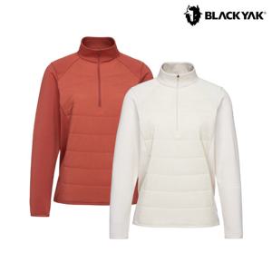 블랙야크 여성 프리마로프트 집업 긴팔티 겨울 등산티셔츠 1BYZTWU503