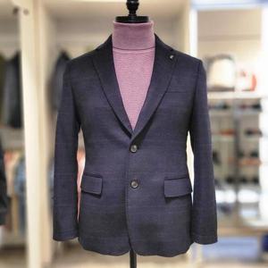 [크로커다일남성]CDAABJK3105_울 캐시 체크 셋업 자켓