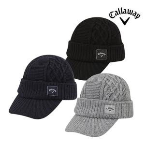 캘러웨이 2025 브림 니트 비니 방한 겨울 골프모자
