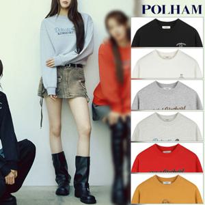 [폴햄] PHF4TR2010 여성 그래픽 라운드 맨투맨 티셔츠