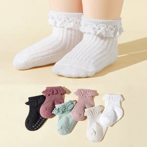 프릴랄라 여아 발목 레이스 양말 6종세트 206015