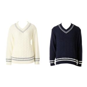 [비너스] 포근한 꽈배기 스웨터 커플 이지웨어 상의 [VEV3976W_M]