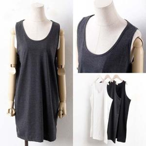 빅사이즈 WW 365일면롱나시 1928H211 오버핏