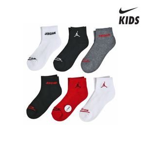 조던 레전드 앵클 삭스 6PK 세트 9-11세 N252SO442P