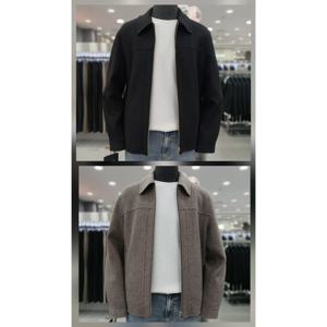 [앤드지]25F/W 울 캐시미어 혼방 블루종자켓2종 HZF4KG1203_GN