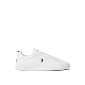 폴로 랄프로렌 로고 프린트 레더 스니커즈 809860883006