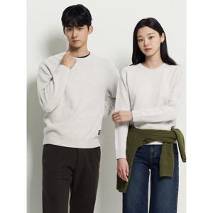 [빈폴멘] 푸즈예티 라운드 니트  아이보리 (BC5X51C500)