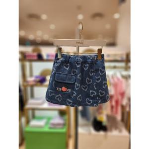 프렌치캣5 주니어 하트데님스커트 (T44KCS020)