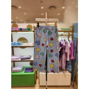 프렌치캣5 주니어 블루하트나염스판바지 (T44KKP050)