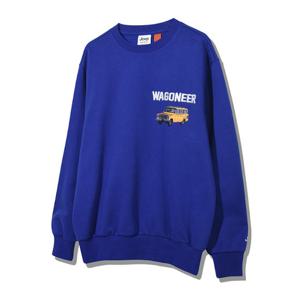 지프 왜고니어 시리즈 루즈핏 남녀공용 맨투맨 JP1TSU845BL