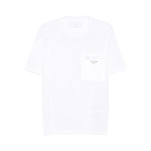 프라다 반팔 티셔츠 UJN661S22111CK F0009 White