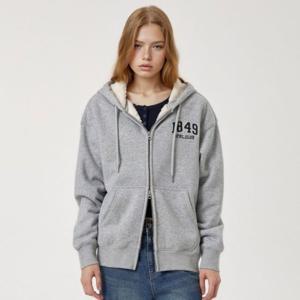 [후아유]남녀공용 Campus Boa Fur Hood Zip-up WHMZF4V22U