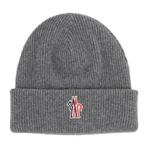 몽클레어 로고 패치 울 커프 비니 3B00006 M1115987