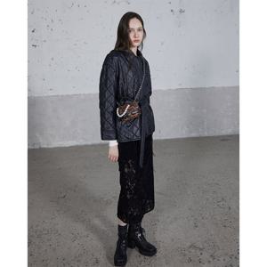 [에고이스트] [HERITAGE] 퀼팅 자수 벨티드 패딩점퍼 ER4PZ060