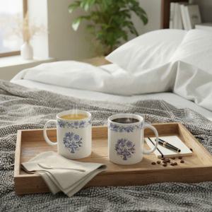 쯔비벨무스터 로얄 도자기 머그 2p세트