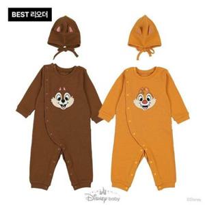 [디즈니베이비]O.칩앤데일우주복(모자)(CAMEL,BROWN)79S517514