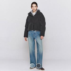 [지오다노] 여성 와이드핏 기모 데님 팬츠 청바지 415943