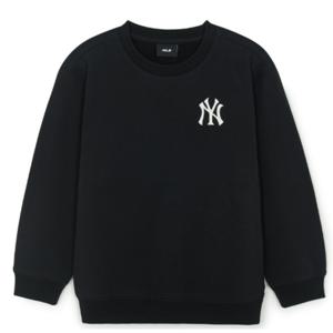 MLB 키즈 스트릿 베이직 로고 아트웍 기모 맨투맨(7AMTB1456-50BKS)