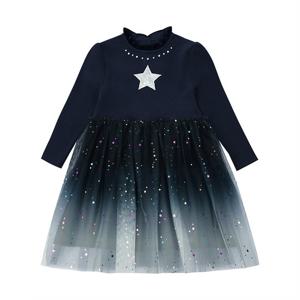 [프렌치캣(백)]NV 그라데이션 원피스(Q36DBO050)