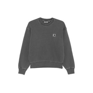 칼하트 스퀘어 로고 코튼 스웨트셔츠 I029537