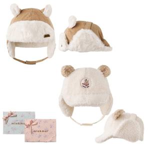 M밍크뮤D 25FW 밤비스웨이드미니베베FUR트루퍼햇 2종택1 모자 (35C148080304)