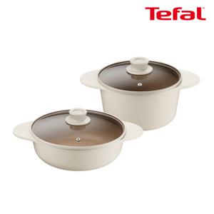 테팔 인덕션 주물 아이콘 냄비 2종(양수20+전골24)