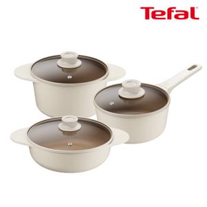 테팔 인덕션 주물 아이콘 냄비 3종(편수18+양수18+전골24)