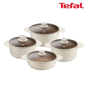 테팔 인덕션 주물 아이콘 냄비 4종(양수18+20+곰솥24+전골24)