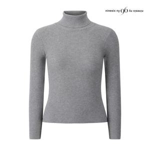 나인식스뉴욕  터틀넥 심플 골지 니트 (NPAKP011M0)