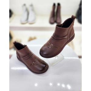 세레스 세이브존07 퍼 안감 앵클부츠3cm BRD5013