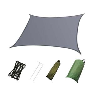 방수그늘막 95% UV차단 2.3M 사각그늘막 그레이 방수그늘막 야외그늘막 사각그늘막
