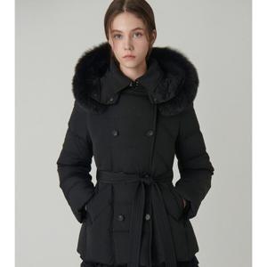 [샤틴]폭스퍼 후드넥 탈,착 덕다운 숏패딩S244M801A_JK