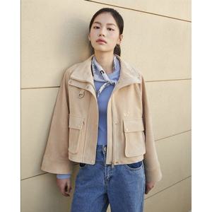 [에고이스트]아웃 포켓 A라인 크랍자켓 (ER1FZ260)