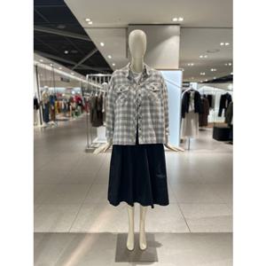 [씨씨콜렉트] C253MSC004 패치 포켓 체크 셔츠