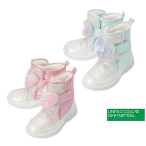 [베네통키즈]25FW 하트 퍼 패딩 부츠 QCSH13561