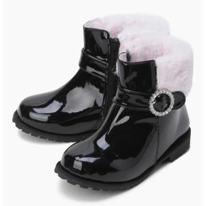 [베네통키즈]25FW-큐빅 하프 부츠/QCSH10561